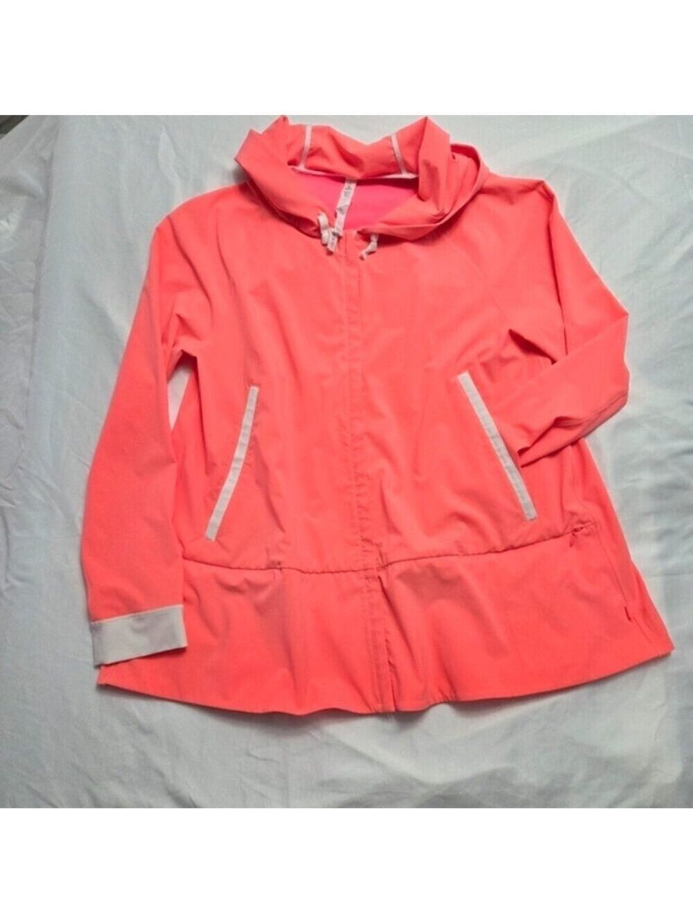 Lululemon Sun Showers Zip Jacket Coral Pink 8